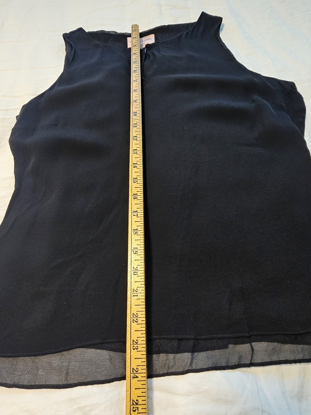 Chicos Black Label Dress Tanktop Silk With Silk Lining Size 14 - Picture 5 of 7
